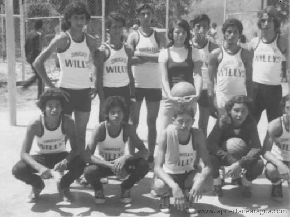 Equipo de básquet “La Willys” de Las Tejerías.