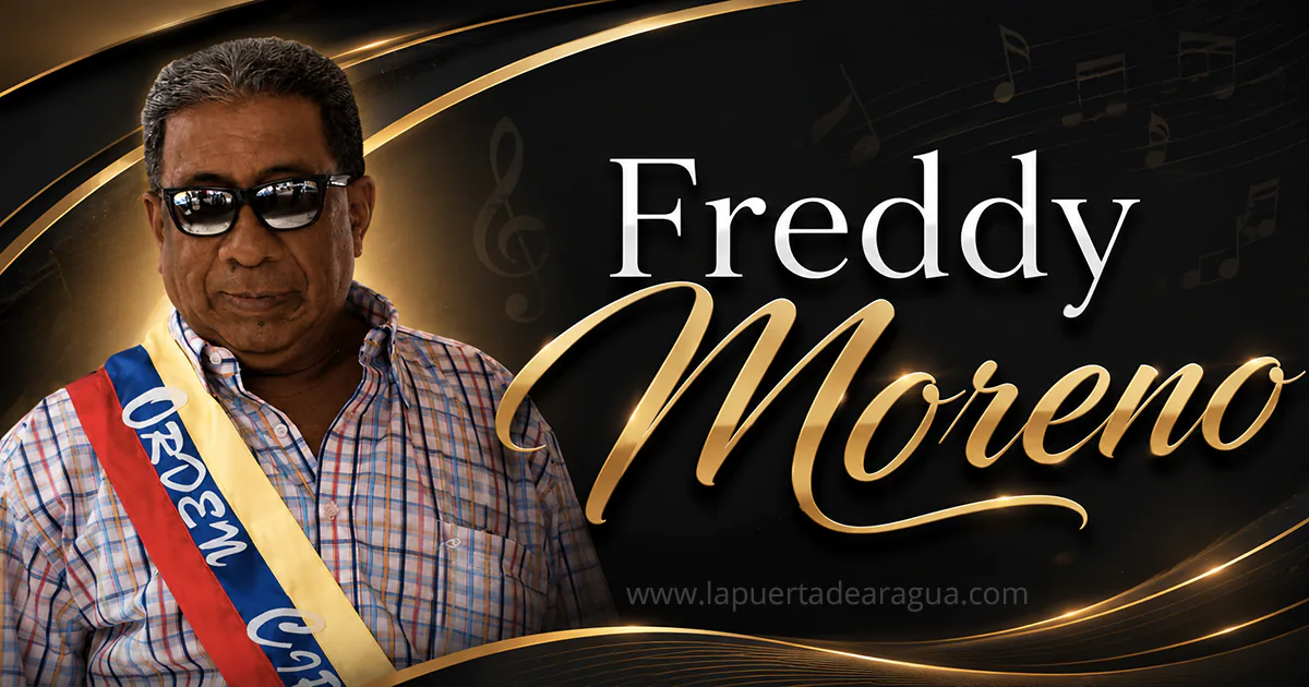 Freddy Ramón Moreno, autor y compositor del himno de Las Tejerías, “Puerta de Aragua”.