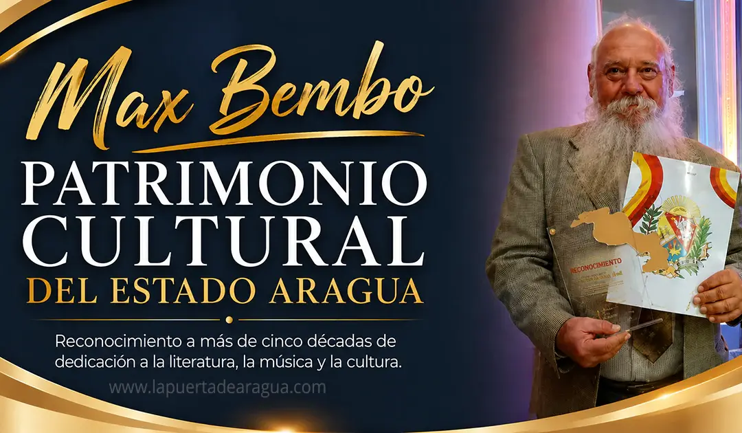 Max Bembo es declarado Patrimonio Cultural del Estado Aragua