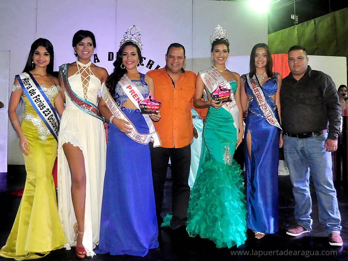Arianna Sandoval, reina de las III Ferias del 23 de Octubre de Las Tejerías en 2016.