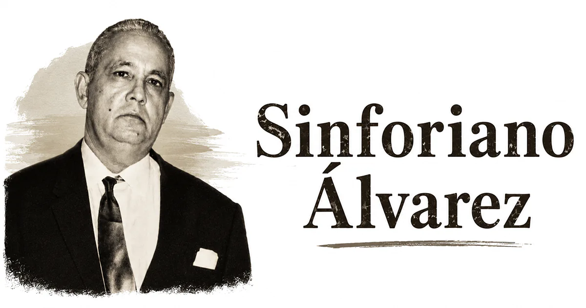 Don Sinforiano Álvarez, destacado comerciante, dirigente comunitario y expresidente de la Junta Comunal de Las Tejerías, recordado por su aporte al desarrollo de la localidad y por el boulevard que hoy lleva su nombre.