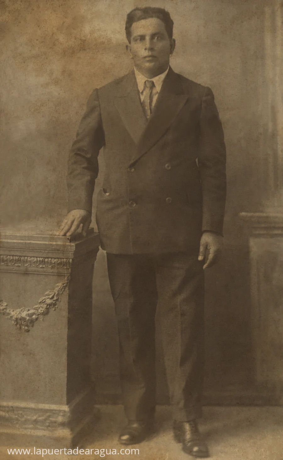 Retrato de Venancio Rondón, presidente de la Junta Comunal de Las Tejerías entre 1950 y 1958.